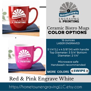 Custom Bistro Coffee Mugs with Logo – Restaurant Branding, Café Drinkware & Promotional Business Swag image 8