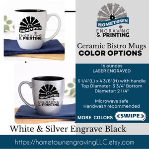 Custom Bistro Coffee Mugs with Logo – Restaurant Branding, Café Drinkware & Promotional Business Swag image 6