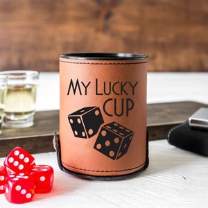 My Lucky Cup Personalized Dice Cup | Fathers Day