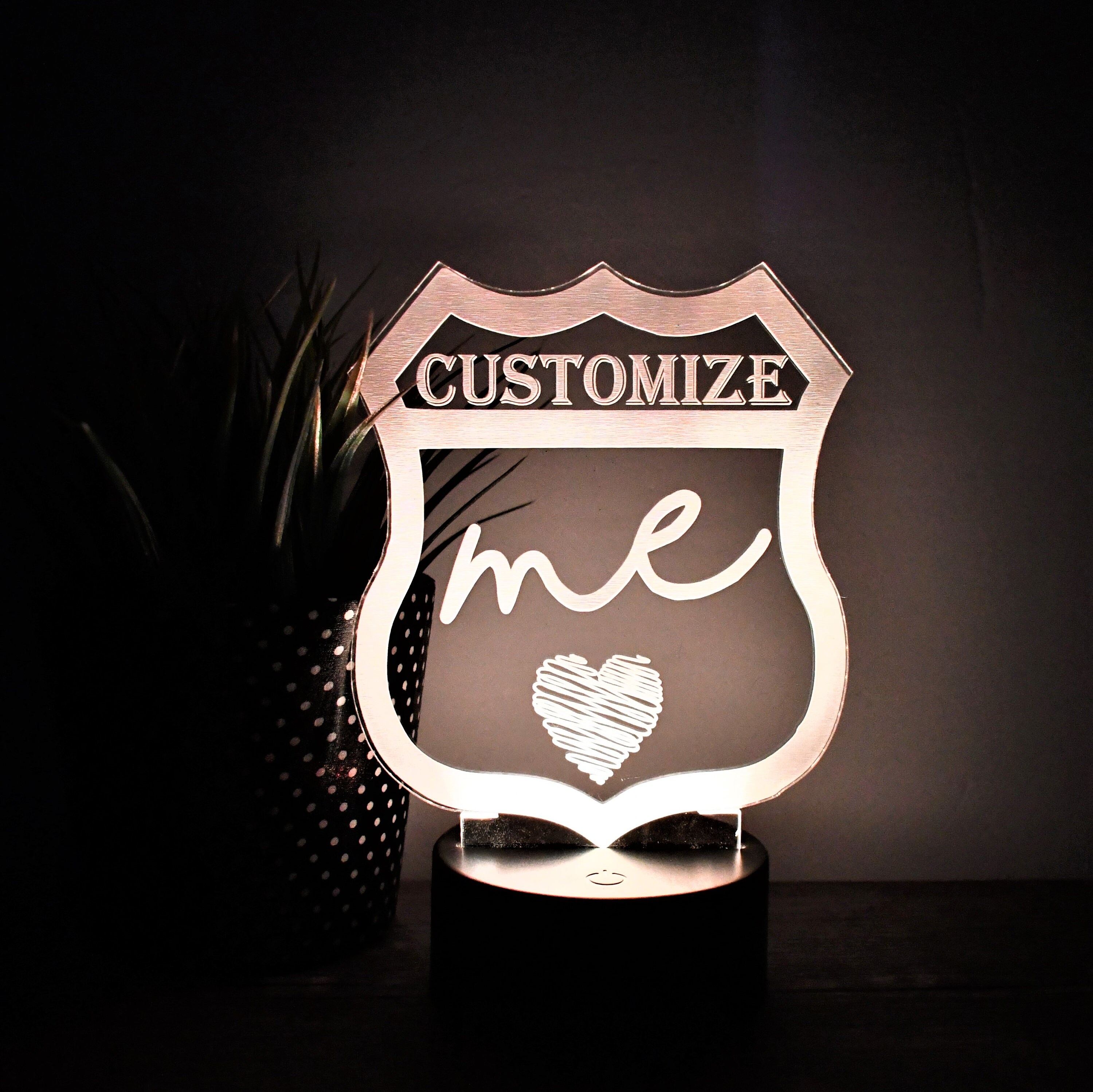 Personalized Night Light Custom LED LightPersonalized | Etsy