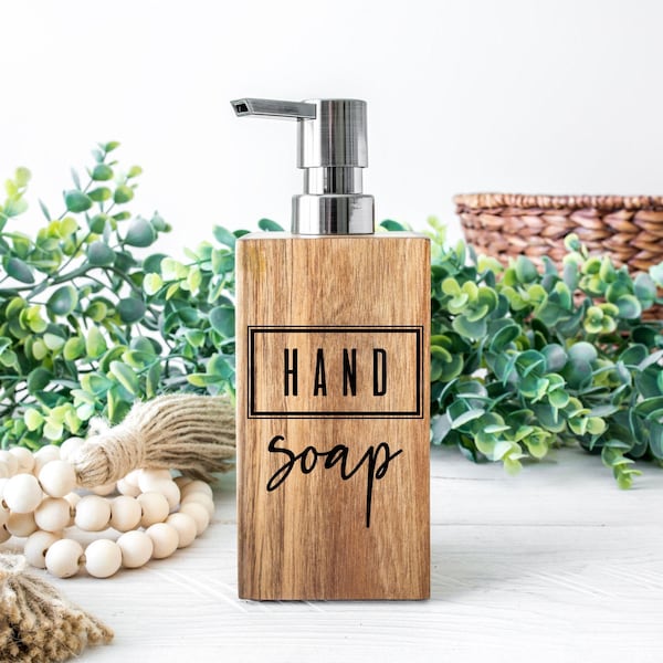 Personalized Soap Dispenser Etsy