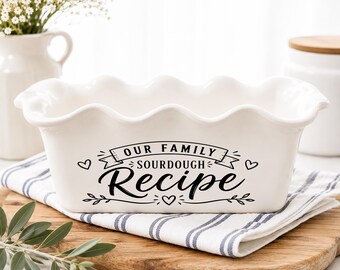 Custom Recipe Loaf Pan, Engraved Family Keepsake, Personalized Baking Gift