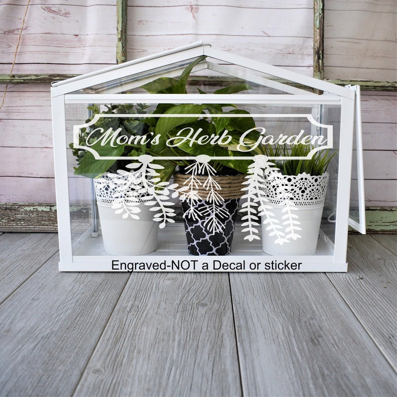 Mom#39;s Herb Garden | GreenhousePersonalized | Valentines Day Mom#39;s Herb Garden | GreenhousePersonalized | Valentines Day