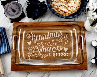 Personalized Pyrex Baking Dish | Custom Engraved Casserole