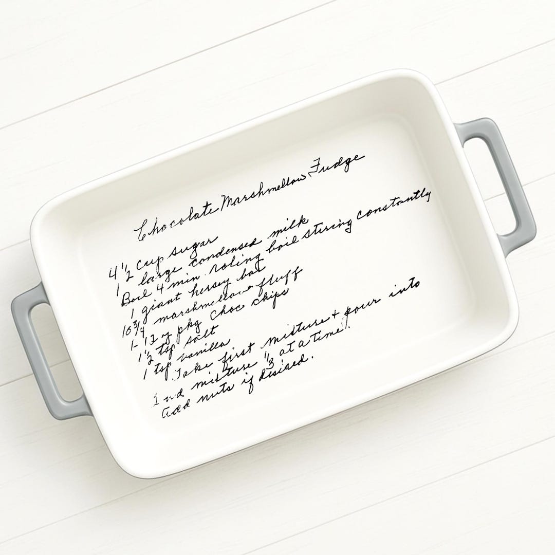 Personalized Recipe Casserole Dish | Engraved Bakeware, 9x132025 ...
