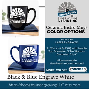 Custom Bistro Coffee Mugs with Logo – Restaurant Branding, Café Drinkware & Promotional Business Swag image 7