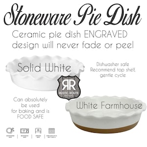 Personalized Pie Plate Hand written recipe Favorite Recipe Pan engraved baking dish Display Pie Pan Bridal shower gift 9 inch image 3