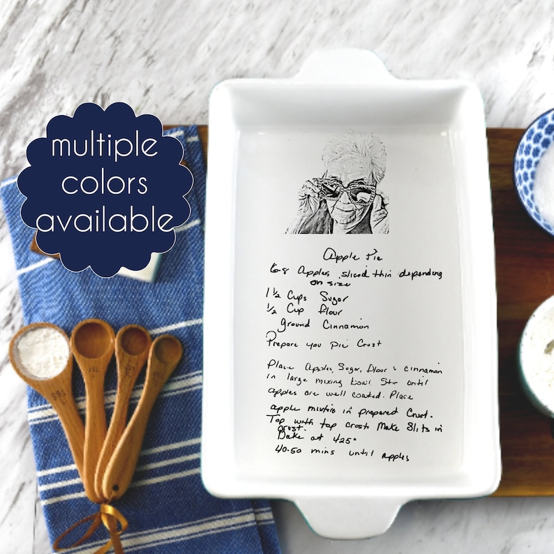 Personalized Casserole Dish with Family Photo - Thumbnail 2