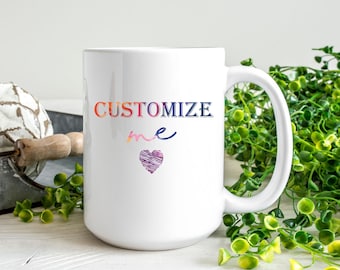 Custom Photo Coffee Mug | Personalized Ceramic Mug, Unique Gift