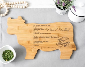 Handwritten Recipe Cutting Board, Custom Cutting Board, Engraved Cutting Board, Customized Cutting Board