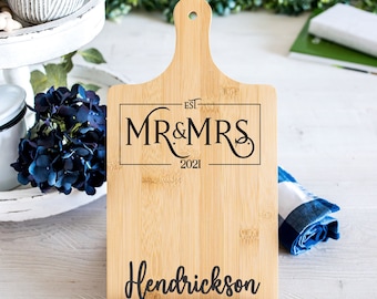 Custom Engraved Cookbook Stand For Wedding & Engagement, Personalized Recipe Or Tablet Holder, Chef Easel With Family Name Anniversary Date