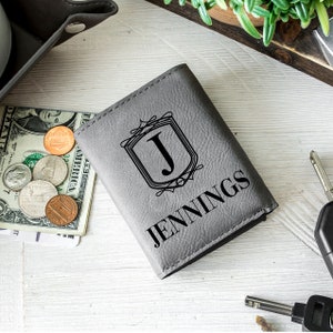 Mens Wallet | Trifold Wallet | Leather Wallet | Christmas Gift | RFID Wallet | Gift for Dad | Leather Mens Wallet