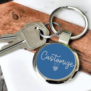 Custom Engraved Keychain – Personalized Laser Key Ring with Custom Text or Design, Thoughtful Gift for Him, Her, or Any Occasion