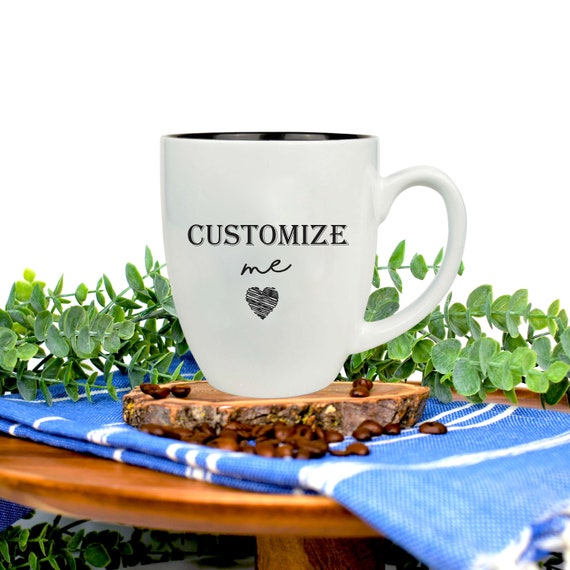 Custom Mug Coffee Mug Engraved Mug 16oz Ceramic Mug 16 Etsy