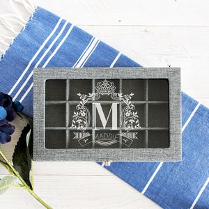 Custom Jewelry Box | Personalized  Jewelry Case | Custom Jewelry Case | Jewelry Organizer Gray | Jewelry Box Organizer Woman