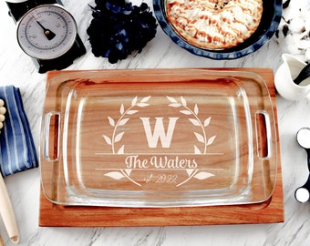 Personalized Pyrex Casserole Dish | Personalized | Valentines Day | Fathers Day