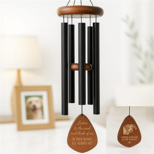 Pet Memorial Wind Chimes, Personalized Wind Chimes, Dog Memorial Gift, Pet Memorial Wind Chime, Bereavement Gift, Dog Memorial, Dog Pet Loss
