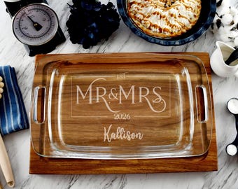 Personalized Pyrex Baking Dish | Laser Engraved Casserole