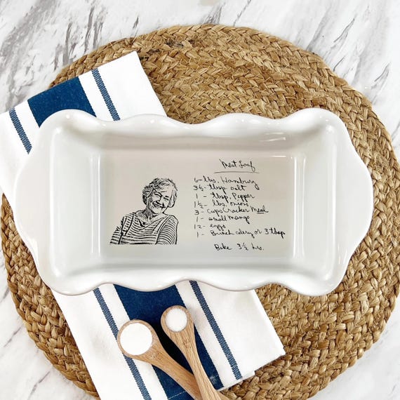 Engraved Bread Pan Hand Written Recipe Recipe Pan Engraved