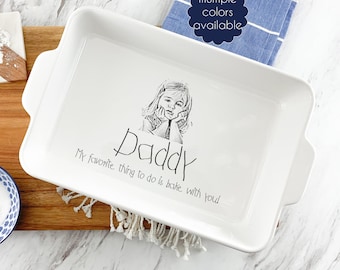 Custom Engraved Casserole Dish | Personalized  | Hand written recipe | Recipe Pan |  engraved baking dish | Bridal shower gift 9x13 | Mother