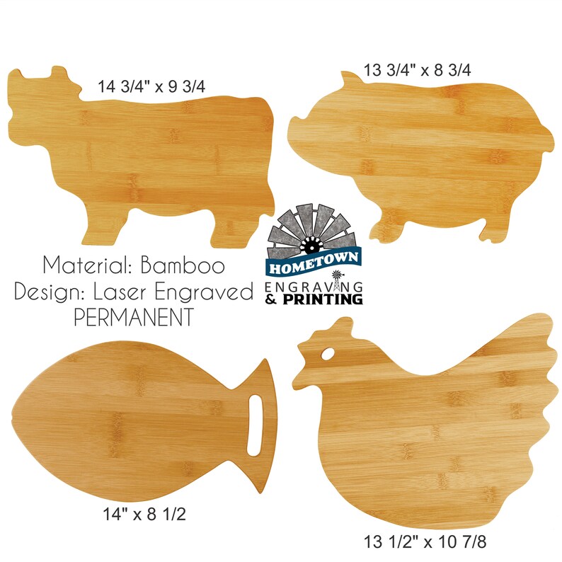 Engraved Recipe Cutting Board - Thumbnail 2