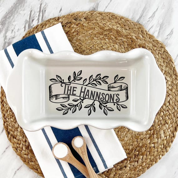 Personalized Baking Dish Hand Written Recipe Recipe Pan