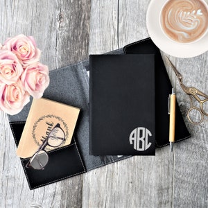 Personalized Journal | Custom Journal | Engraved Journal | Monogrammed Journal | Minimalist Gift | Journal for Men Women Hard Cover Notebook