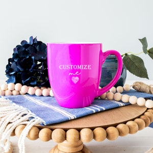 Coffee Mug Personalized | Customized Coffee Cup | Engraved Coffee Mug | Latte Mug | Custom Coffee Mug Bridesmaid | Coffee Mug for Teacher