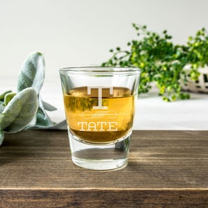 Customized Shot Glass | Wedding Favors Personalized | Valentines Day | Fathers Day