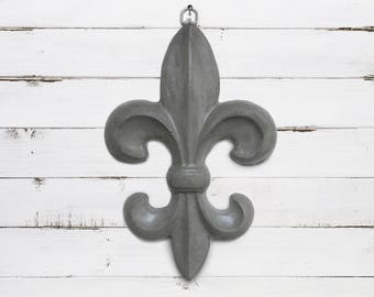 concrete wall decor wood fleur de lis concrete wall plaque natural grey cast stone home decor art wall art etsy concrete wall decor wood fleur de lis concrete wall plaque natural grey cast stone home decor art wall art etsy