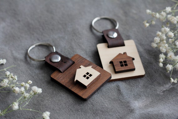 House keychain engraved deals