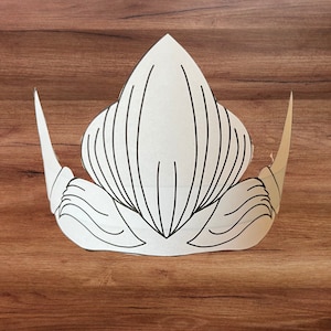 Bowser Super Mario Movie Instant Download Printable Crown