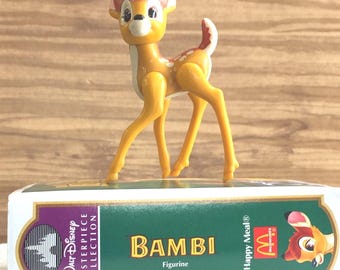 Vintage Bambi Figurine: Mcdonald's Happy Meal Toy, 1996