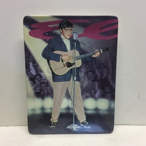 Vintage Elvis Presley, Ceramic Plate, Elvis Bradford Exchange, Love Me Tender, No. 2929A, Bruce Emmett First Issue Elvis 8x5 Plate, 1998