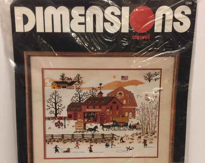 Vintage Dimensions Crewel Kit, Antiques for Sale, Charles Wysocki ...