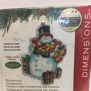 Kit Canevas Bonhomme De Neige Dimensions - 40cm