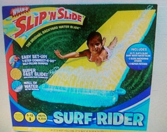 Vintage Whamo, Slip N Slide, Surf Rider,16 Ft Slide, Summer Water Toys, Summer Beach Toys, Swimming Toys, Yard Toys, New Old Stock,