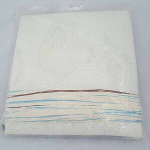 Vintage Embroidery Kit, with Image of A Gaggle of Geese, This is an unopened, Vintage 1983 Prism Designs, Inc Embroidery Kit #CR61, Colors:  White w/blue accents