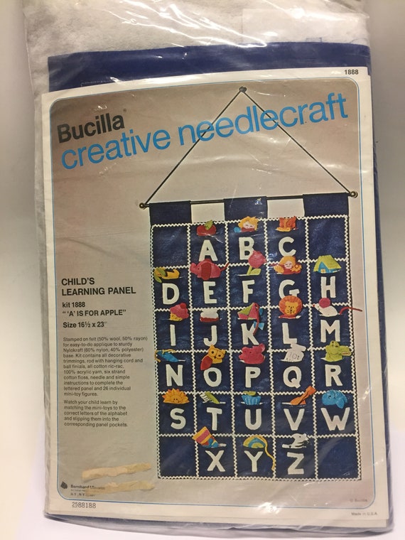 Bucilla Creative Needlecraft Child's ABC Panel Kit Bucilla Creative Needlecraft Child's ABC Panel Kit
