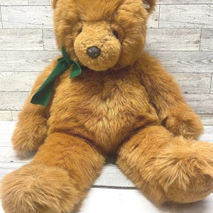 Vintage Gund Teddy Bear, Collectors Classic, JC Penney Brown Bear, Limited Edition, Plush Teddy Bear, Stuffed Teddy Bear, Made in Korea 1987