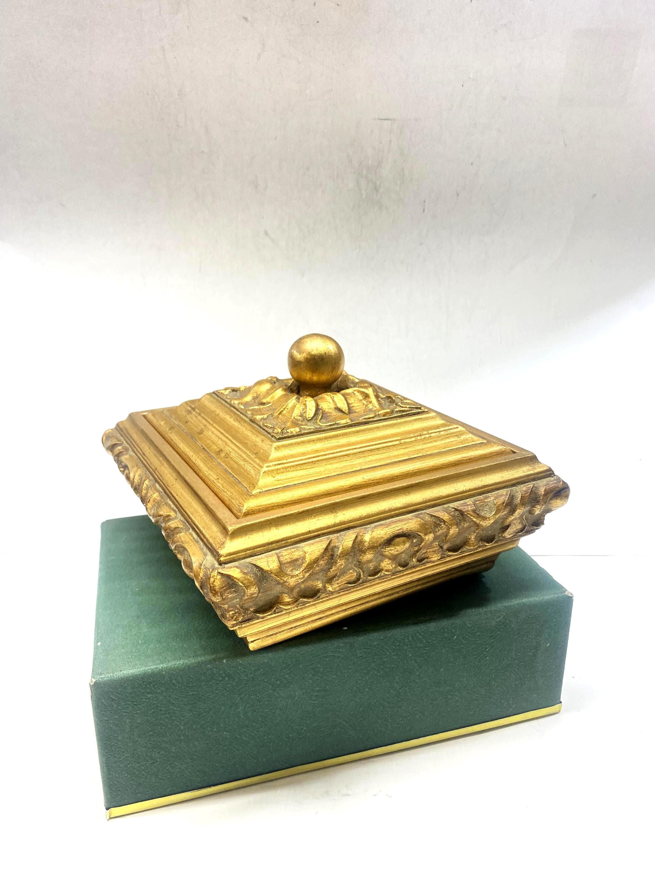 Trinket Box Victorian Gold - Etsy