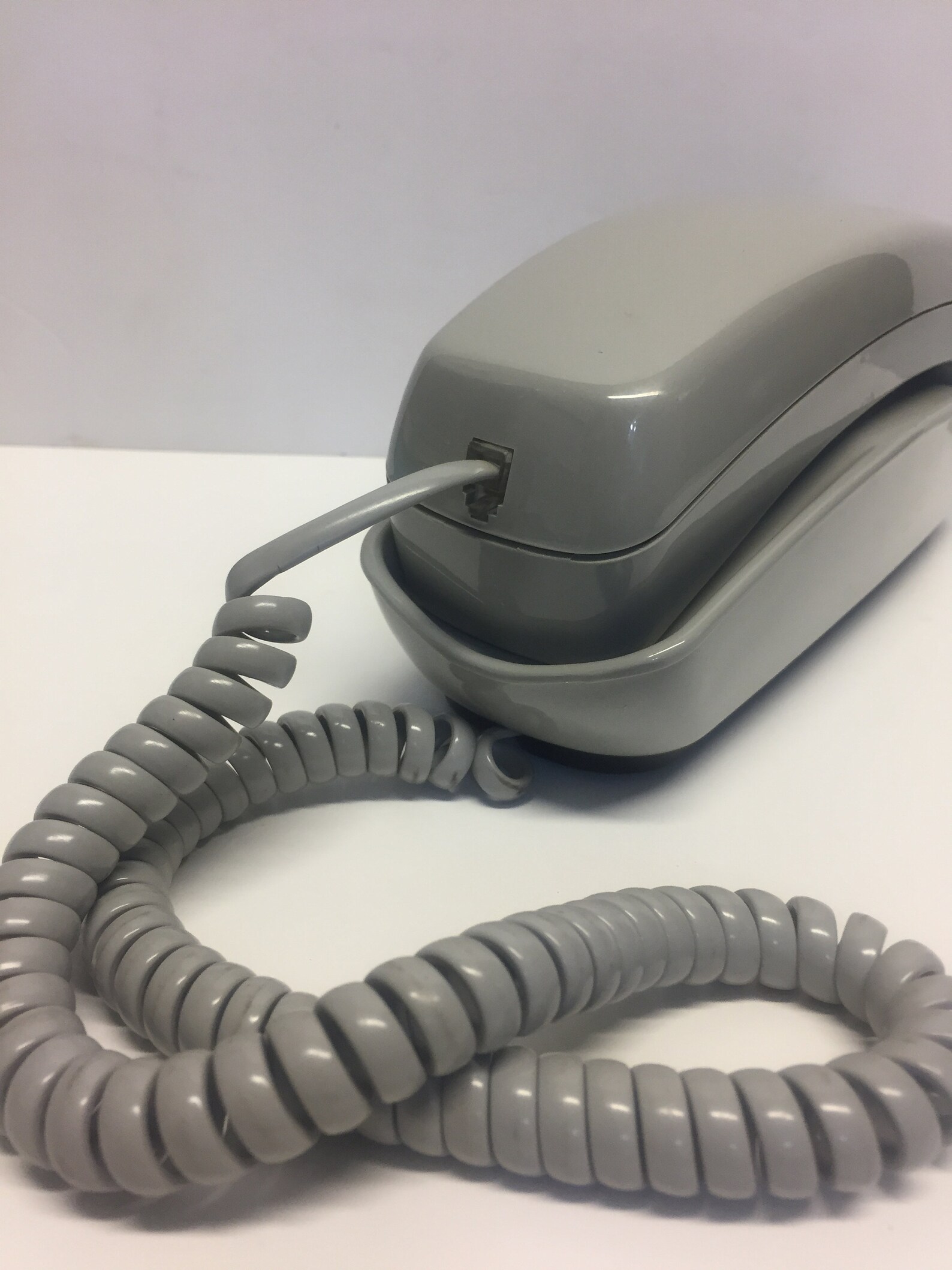 Vintage Radio Shack Phone Gray Trimline Landline Phone Gray Etsy