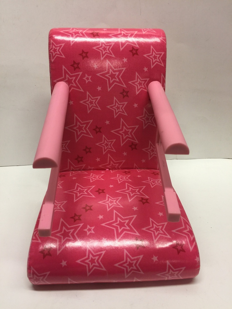 American Girl High Chair, Pink Stars, Bistro Cafe, Booster Seat, Slip