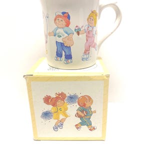 Vintage 1984 Cabbage Patch Kids Mug, Original Box, Collector Edition