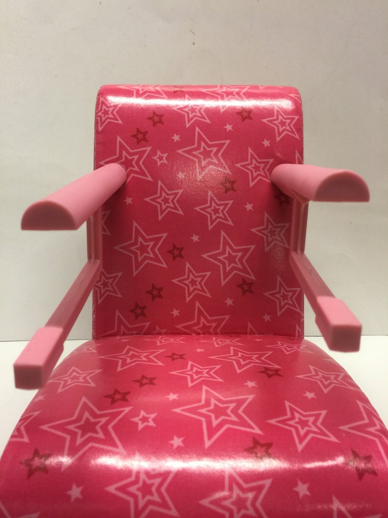 American Girl High Chair, Pink Stars, Bistro Cafe, Booster Seat, Slip