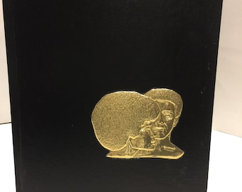 Vintage 1969 Marshall High School Autograph Book, Afro Hairstyle Cover, NOS