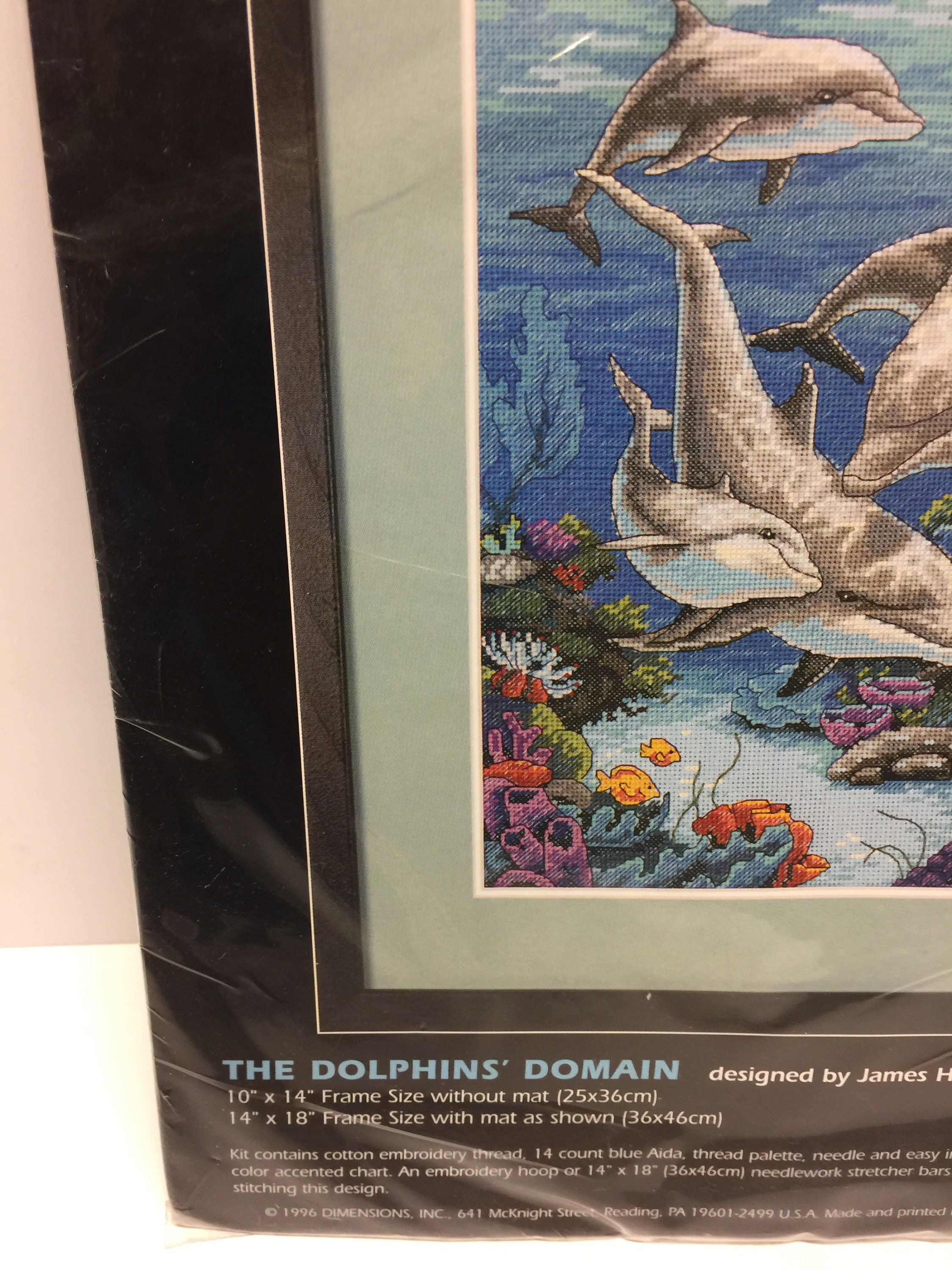 Vintage Dimensions, the Dolphin's Domain, Counted Cross Stitch