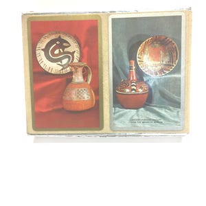 Vintage Congress Playing Cards, "Brooklyn Museum of Art", Two Decks Playing Cards, Vintage Playing Card, Cel-U-Tone Finish, Vintage Games
