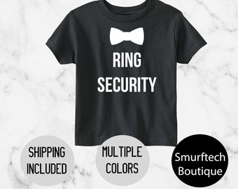 Ring Security Shirt, Ring Security Toddler Shirt, Ring Bearer T-Shirt, Ring Bearer Shirt , Ring Bearer Gift