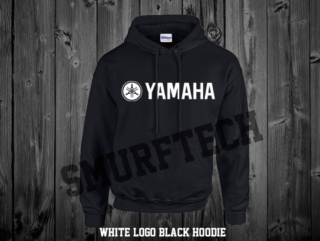 YAMAHA adulte pull ?� capuche pull / Sweatshirt Logo blanc | Etsy